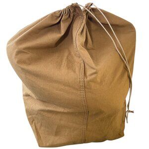 Vintage French Army Laundry Bag 1950's Dirty Laundry Collection Bag Military The